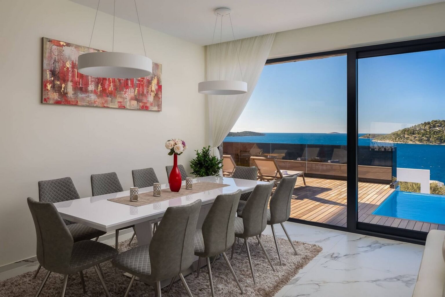 living and dining room