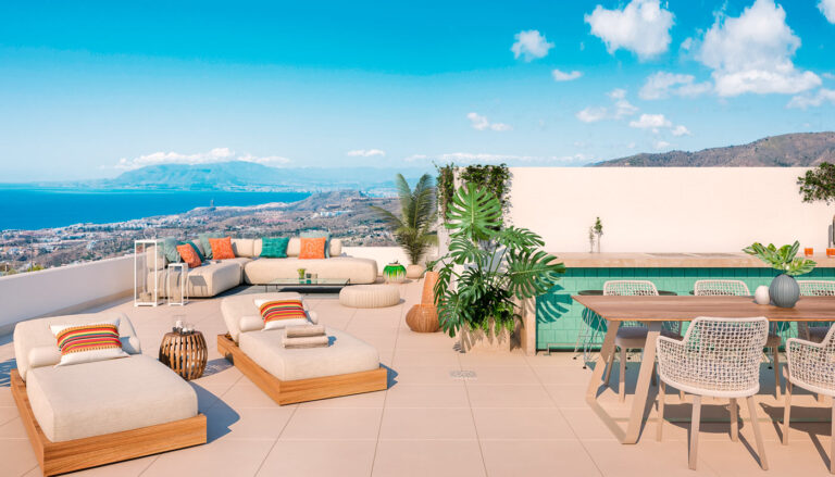 terrace and view