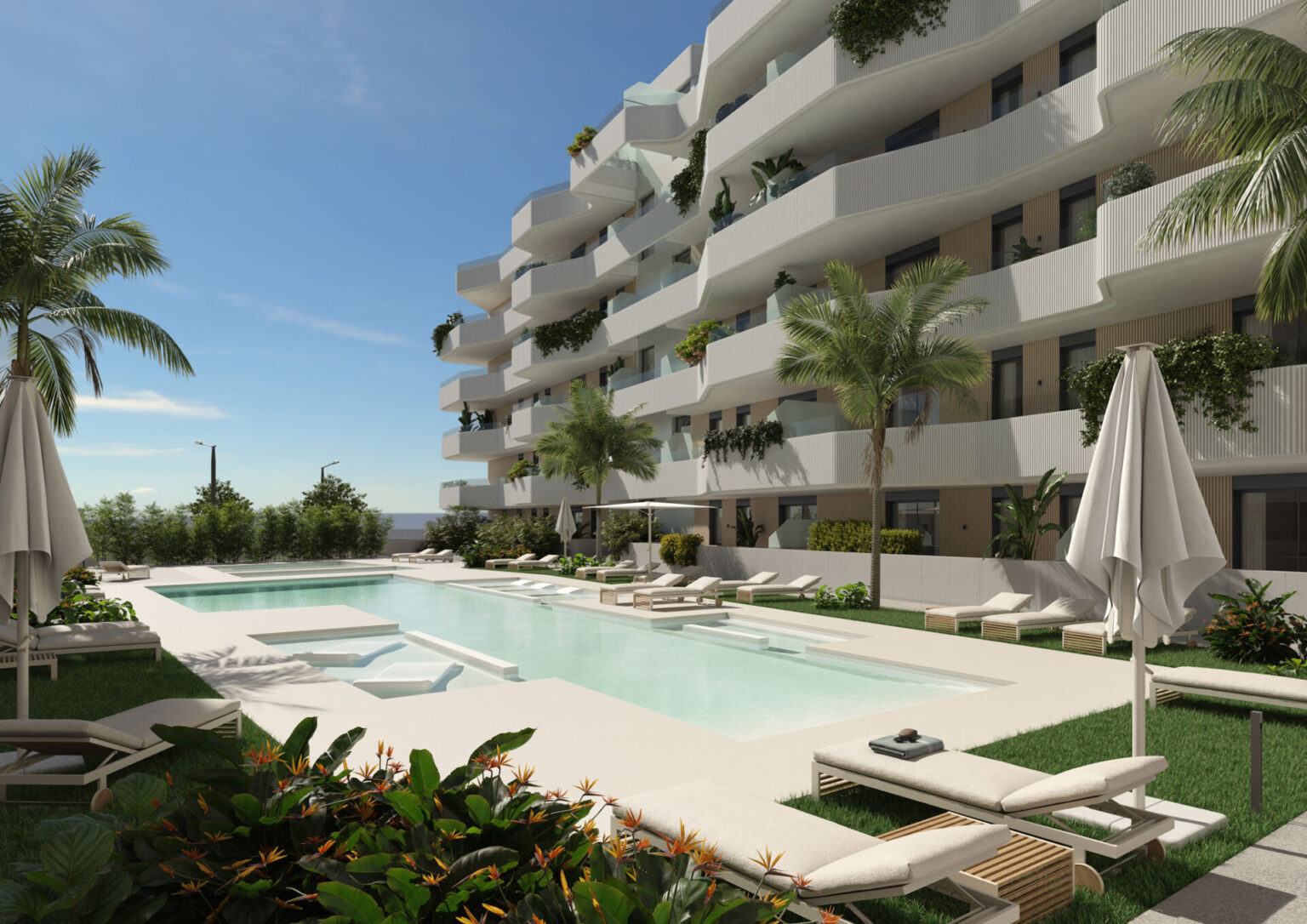 pool and house