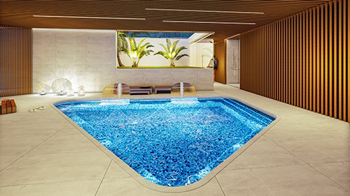 house and pool