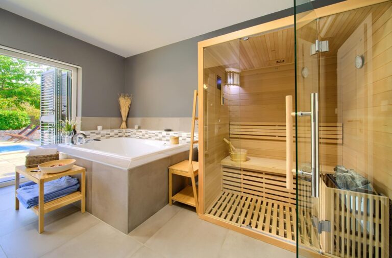 sauna, spa
