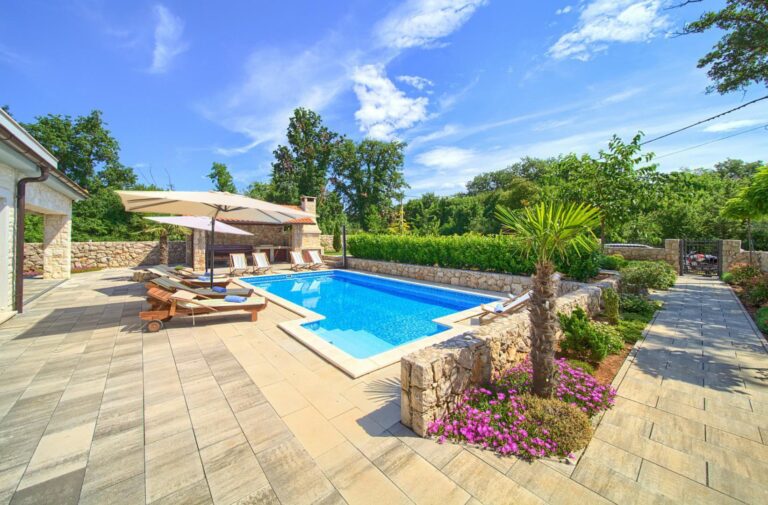 house and pool