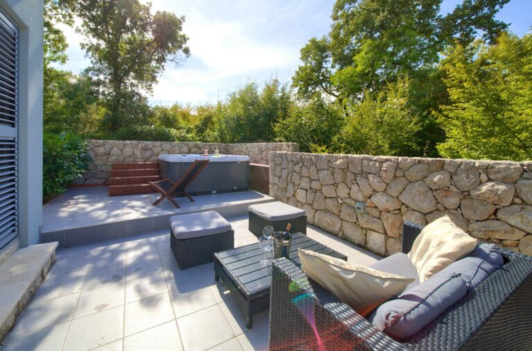 garden and terrace