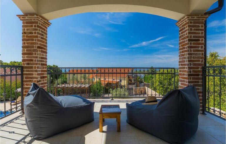 terrace and pool