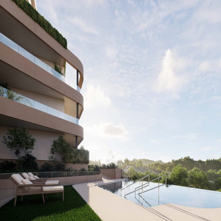 pool and house
