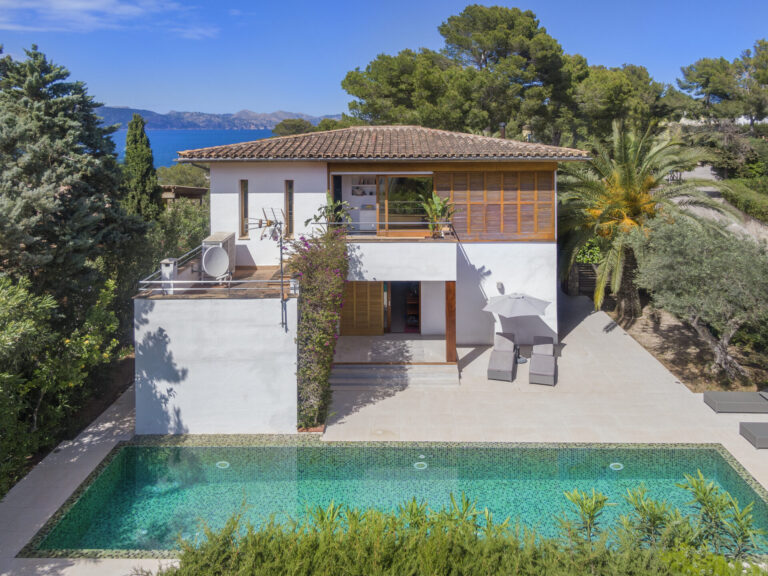 house and pool
