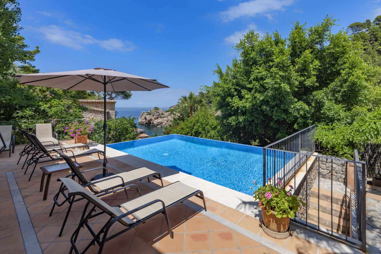house and pool