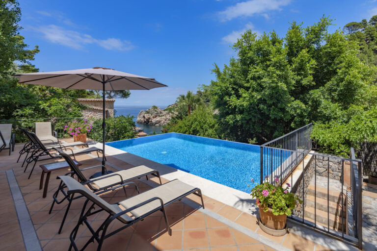 house and pool