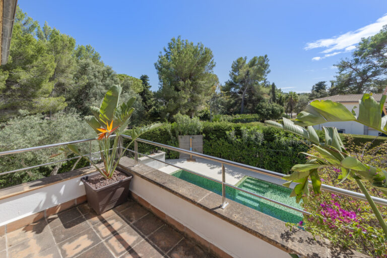 house and pool