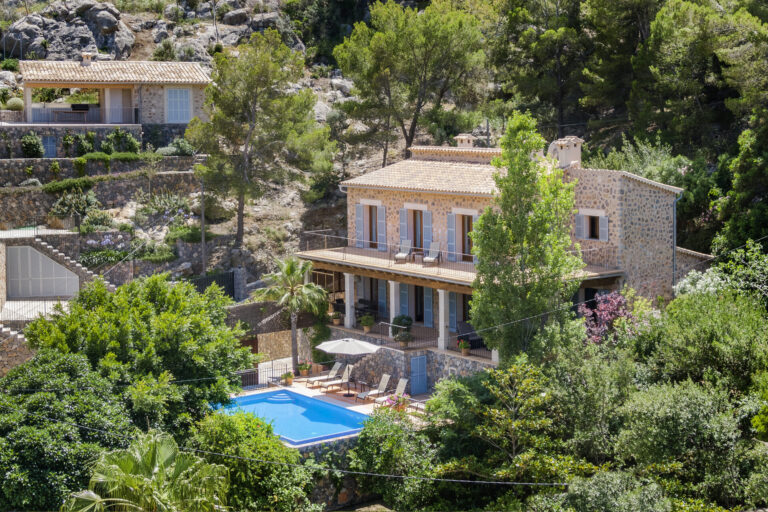 house and pool