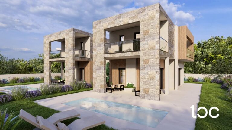 garden and pool