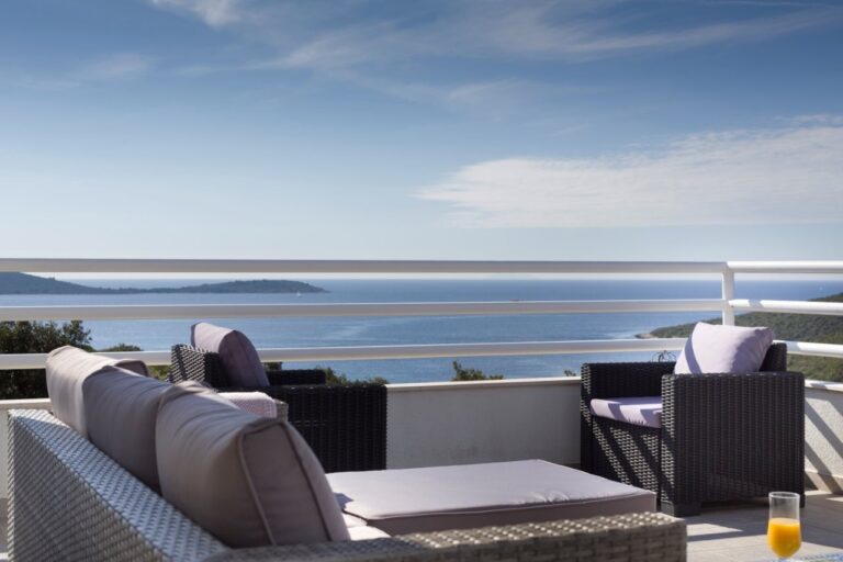 terrace and view