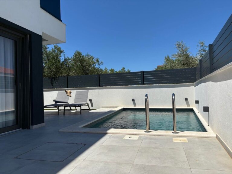 house and pool