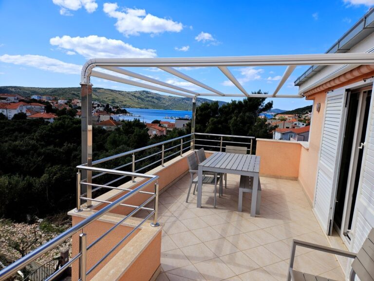 terrace and sea view