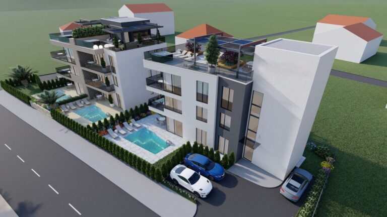 house and pool