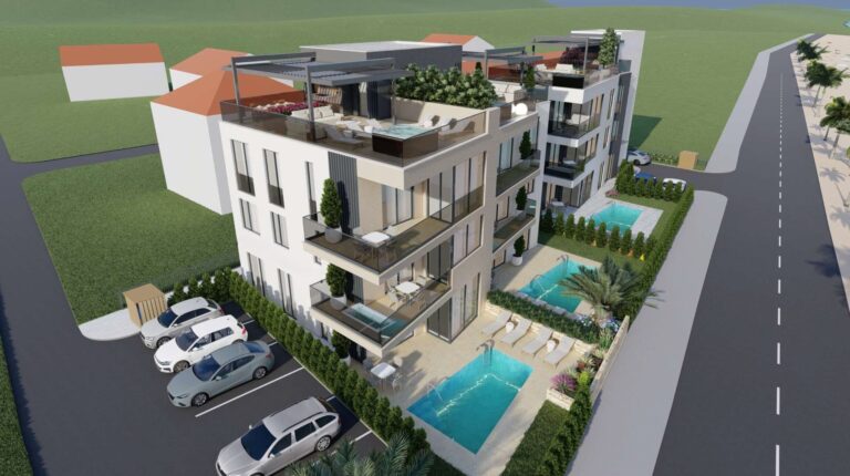 house and pool