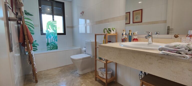 next bathroom