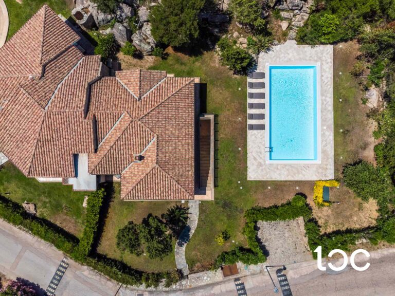 sea view and house